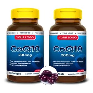 OEM Coenzym Q10 Kapsel Immunität verstärker CoQ10 Kapseln für die Herz gesundheit Anti-Müdigkeit Verbessern Sie die Fruchtbarkeit Gesundheit Enzym