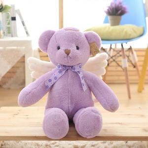 Poupées ours en peluche doux, nouveau, ins, jouet, ailes d'ange en plomb, dessin animé, rêve d'ange, ours en peluche mignon, cadeau pour enfants - Product Image 2