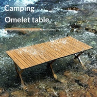 Table de camping rectangulaire pliante d'extérieur SYNC-F38, ensemble complet de mobilier d'extérieur portable