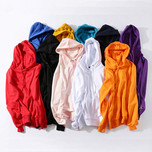 Wholesale <strong>Plain</strong> Design Custom <strong>Hoody</strong> <strong>Black</strong> Tracksuit Cotton Fitness Gym Hoodies - Product Image 1