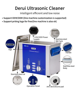 2L家用不锈钢小型超声波珠宝清洗机眼镜、手表和珠宝除气 - Product Image 3