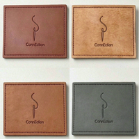 Étiquettes de vêtements en cuir de luxe personnalisées, écologiques, imprimées par transfert thermique, avec logo de marque en relief, pour jeans, chaussures, sacs