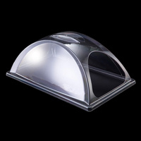 Couverture de panier à gâteau en polycarbonate pour l'affichage de service alimentaire Équipement essentiel pour l'attrait visuel dans l'industrie alimentaire
