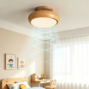 Bladeless Ceiling Fan <b>Light</b> with <b>Remote</b> Control LED Fan <b>Light</b> for Bedroom Living Room Indoor - Product Image 6