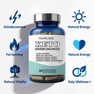 Cápsulas Antioxidantes Quemagrasas <span class=keywords><strong>Keto</strong></span> al por Mayor, Suplemento Dietético <span class=keywords><strong>para</strong></span> <span class=keywords><strong>Dieta</strong></span> Cetogénica y Apoyo Energético - Product Image 2