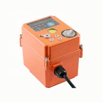 PM-10K Aktuator Listrik Mini On-Off 100Nm Aktuator Katup Putar Seperempat Kontrol Kontak Kering