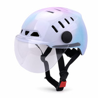 Casque de moto ouvert OEM ODM pour cyclomoteur et scooter, coque en PC pour adultes, vente en gros