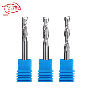 Tyjm Tùy Chỉnh Odm OEM Hai-Sáo Xoắn Ốc Cắt Rắn Carbide End Mill Gỗ <span class=keywords><strong>CNC</strong></span> <span class=keywords><strong>Router</strong></span> Bits Chế Biến Gỗ Phay Cắt - Product Image 1