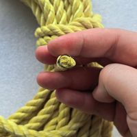 Ventes chaudes Corde d'évacuation et de sauvetage tressée en coton aramide Kevlar ignifuge jaune 4 mm-12 mm