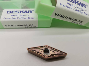 Plaquettes de tournage en carbure pour tour CNC DESKAR VNMG160404/160408-JMS/HS/<span class=keywords><strong>MS</strong></span> LF6018/6018S/6118 pour l'acier inoxydable - Product Image 2