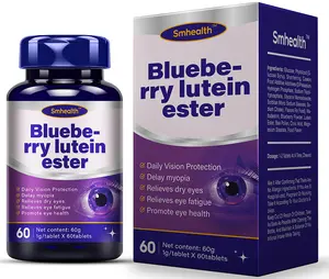 OEM/ODM eye supplement capsule Chewable Tablets Blueberry Lutein Ester Tablets Blueberry Lutein Tablets for Eyesight care