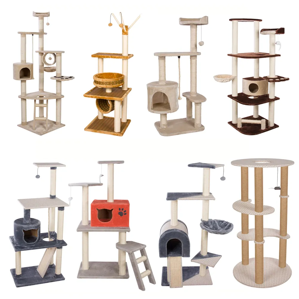 Manufacturer Design OEM Wholesale Cat Tree Cat Sratcher Toys Furnitures