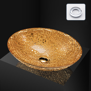Lavabo da Appoggio HONGDEC di Lusso Moderno in Vetro Cristallo Trasparente con Foro Singolo, Ecologico e Facile da Pulire, per Bagno - Product Image 5