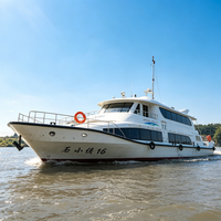 Ferry à passagers en acier Grandsea HD-2600 de 26 m, moteur diesel, neuf, capacité de 150 personnes, pour le transport maritime côtier et fluvial, à vendre