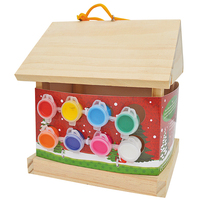 Kit de maison d'oiseau en bois de qualité supérieure FSC Construisez-le vous-même Maison d'oiseau en bois bricolage