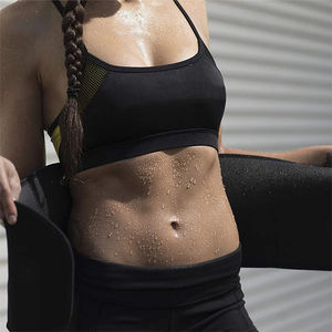 スリムウエストラップトレーナーベルト 腰椎サポートベルト 弾性ネオプレン製 ウエストトレーナー トリマー メンズ用 - Product Image 2