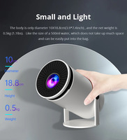 4K Android 11 5G WIFI 6 Projecteur Intelligent HY300 MINI Projeteur Portable Home Cinéma