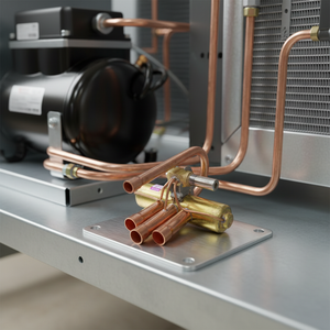 Válvula Solenoide de Servicio de 3 y 4 Vías de Cobre OEM Sanhua, Bobina de 24V, <span class=keywords><strong>Repuestos</strong></span> para Bomba de Calor, Aire Acondicionado, HVAC, Mini Split - Product Image 4