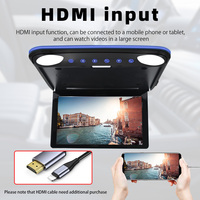 Android 12 Flip Down 11,6 Zoll IPS HD Weitwinkel Bus Auto Dach halterung Decke Auto Monitor