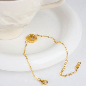 INS elemento popolare incisione in acciaio inossidabile Evil Eye Moon Nother <span class=keywords><strong>Star</strong></span> heart collana con ciondolo gioielli per le donne - Product Image 3