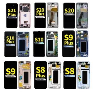 mobile phone lcd display source factory all brands parts screen accessories replacement assembly for Samsung s22 s23 s21 Ultra