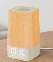 Nuevo Reloj Despertador con Simulación de Amanecer y Función de Repetición, Máquina de Sonido Blanco para Dormir, Lámpara de Noche, Reloj de Mesa