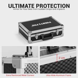 Free sample Factory Custom Waterproof Hard Plastic <b>Gun</b> <b>case</b> Suitcase With Pick Pluck Foam Hard Eva Tool <b>Case</b> Equipment Box - Product Image 3