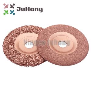Disque plat de 4 pouces à grain grossier / fin pour les bandes transporteuses en carbure, les pneus de grande taille, les côtés des pneus OTR, le polissage des pneus, la réparation des pneus, outil abrasif - Product Image 3