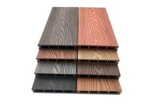 Revêtement de terrasse extérieur en WPC, imitation <span class=keywords><strong>bois</strong></span> brossé, antidérapant, à emboîtement, étanche, pour <span class=keywords><strong>piscine</strong></span>, vente en gros - Product Image 1