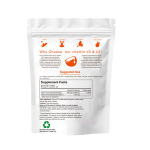 Vitamine D3 K2 300 gélules molles 10000 UI 2 en 1 Complément vitaminique 200 mcg MK-7 Soutient l'absorption du calcium Santé osseuse - Product Image 2