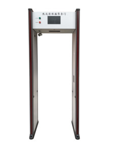 เครื่องตรวจจับโลหะแบบเดินผ่าน KMS AI Smart Walk Through พร้อมหน้าจอ LCD วัดอุณหภูมิด้วยอินฟราเรด สำหรับทางเข้าโรงเรียนและโรงพยาบาล - Product Image 3