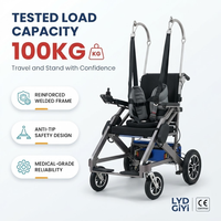 Robot de rééducation à domicile Leyidi, prêt à l'emploi, pour l'entraînement à la marche des membres inférieurs, fauteuil roulant pour personnes âgées, récupération post-AVC, certifié CE, garantie 1 an