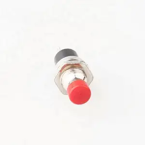 SeekEC PBS-501 red stem 2pin push button switch 220V metal inching push button switch