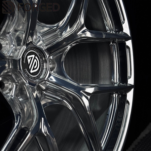 Jantes de voiture neuves Pengzhen P104SC forgées, finition brossée grise, 15 pouces, 100 mm PCD, 25 mm ET, pour Audi - Product Image 2