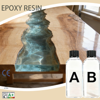 Résine Époxy AB Transparente Qualité Usine pour Construction, Coulage de Tables Flottantes, Fabrication Artisanale de Porte-clés et Pendentifs, Bricolage DIY, Vente en Gros