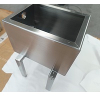 Services de boîtiers de fabrication de tôle personnalisés OEM (usinage CNC de soudage par estampage) Pièces découpées en boîte en acier inoxydable