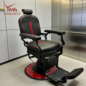 Fauteuil <span class=keywords><strong>de</strong></span> Barbier Rétro <span class=keywords><strong>de</strong></span> Luxe, Robuste avec Mécanisme Hydraulique pour Salons Américains Standard - Product Image 2