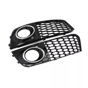 Coperchio fendinebbia dall'aspetto RS5 adatto per <span class=keywords><strong>Audi</strong></span> <span class=keywords><strong>A5</strong></span> B8 2004-2012 griglia <span class=keywords><strong>nera</strong></span> ABS - Product Image 5