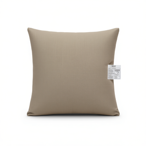 Coussin de chaise d'extérieur en tissu Oxford 26 x 26 pouces, taupe uni, résistant à l'eau, amovible, lavable, coussin carré - Product Image 1