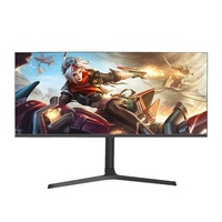 Moniteur de jeu ultra-large de 34 pouces 4K 165Hz sans bordure, rapport d'aspect 21:9, panneau IPS, temps de réponse de 1 ms, rétroéclairage LED USB/port