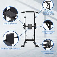 Torre de Gimnasio Versátil para Interiores, Barra de Dominadas para Entrenamiento Diario con Peso Corporal, Base Antideslizante, Venta al Por Mayor