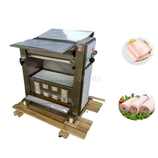 Schwein Schweine fleisch Rind Peel Rindfleisch Lamm Haut Scheibe Fett entfernen Schäler Fleisch Skinner Cut Maschine Schweine haut Peeling Maschine