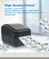 Impresora Térmica NORGEE 4x6 para Etiquetas de Envío, Certificada por BIS, Compatible con USPS y FedEx, con Puerto USB