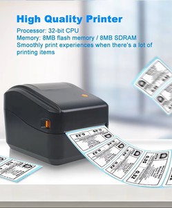 대형 용지통 NORGEE 4x6 감열 프린터 Bis 인증 감열 라벨 프린터 배송 라벨 USPS FedEx UPS 스톡 USB용 - Product Image 1