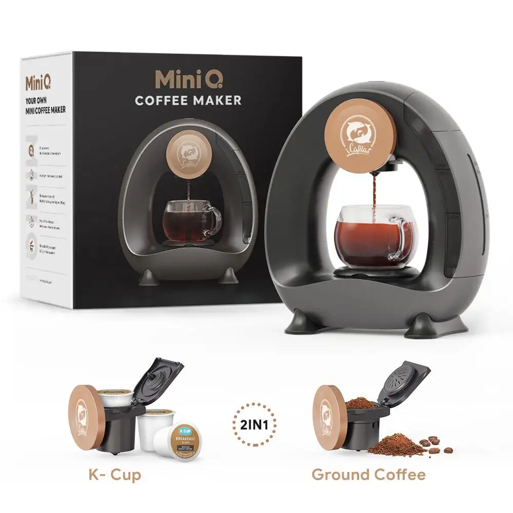 Mini Q Amerikaans Koffiezetapparaat Laag Decibel Zonder Trillingen Draagbaar Koffiezetapparaat Snel En Vers Zetten Koffiezetapparaat