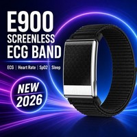 Pulsera Inteligente E900 con Múltiples Modos de Ejercicio, IP68, Sin Pantalla, Larga Duración de Batería, Contador de Calorías, Distancia y Pasos