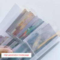 K-pop Idol Star Album photo pliant petit classeur de cartes 4 grilles à feuilles mobiles pour photos et objets de collection bricolage