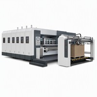 Machine automatique à grande vitesse pour la fabrication de boîtes en carton ondulé, formage de carton, empileur automatique vibrant pour l'emballage