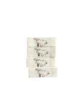 Étiquettes de col personnalisées à coudre, motifs de charmes, logo, formes multiples, non-tissées, lavables, tissées à la machine, pour vêtements