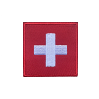 Personnalisation du logo, broderie de la marque, drapeaux suisses, patchs à coudre ou à coller, badges Velcro